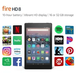 تبلت و کتاب خوان آمازون مدل Fire HD 8 ظرفیت ۱۶ گیگابایت