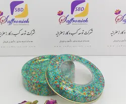 قوطی فلزی 3 گرمی طرح فیروزه 50 عددی