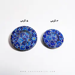 قوطی فلزی 5 گرم طرح کاشی 50 عددی