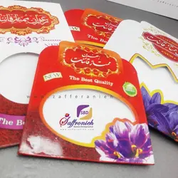 پاکت مقوایی زعفران یک مثقالی (100عددی)