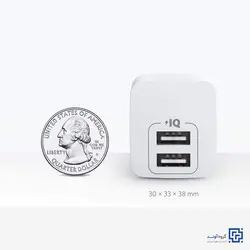 شارژر دیواری انکر مدل PowerPort Mini 2-Pack A2620