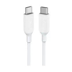 کابل تبدیل USB-C به USB-C انکر مدل A8856 PowerLine III طول 1.8 متر - آوند موبایل - فروش آنلاین انواع گوشی هوشمند و لوازم جانبی - سامسونگ، شیائومی، هواوی، موتورولا، نوکیا، انکر