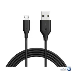 کابل تبدیل USB به MicroUSB انکر مدل A8133 PowerLine طول 1.8 متر - آوند موبایل - فروش آنلاین انواع گوشی هوشمند و لوازم جانبی - سامسونگ، شیائومی، هواوی، موتورولا، نوکیا، انکر