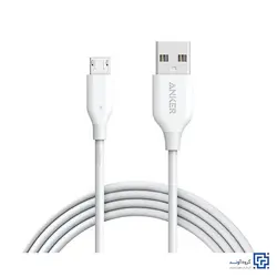 کابل تبدیل USB به MicroUSB انکر مدل A8133 PowerLine طول 1.8 متر - آوند موبایل - فروش آنلاین انواع گوشی هوشمند و لوازم جانبی - سامسونگ، شیائومی، هواوی، موتورولا، نوکیا، انکر