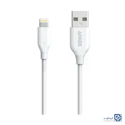 کابل تبدیل USB به Lightning انکر مدل A8111 PowerLine طول 0.9 متر - آوند موبایل - فروش آنلاین انواع گوشی هوشمند و لوازم جانبی - سامسونگ، شیائومی، هواوی، موتورولا، نوکیا، انکر