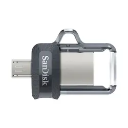 فلش مموری سن دیسک مدل Ultra Dual Drive M3.0 OTG - آوند موبایل - فروش آنلاین انواع گوشی هوشمند و لوازم جانبی - سامسونگ، شیائومی، هواوی، موتورولا، نوکیا، انکر