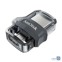 فلش مموری سن دیسک مدل Ultra Dual Drive M3.0 OTG - آوند موبایل - فروش آنلاین انواع گوشی هوشمند و لوازم جانبی - سامسونگ، شیائومی، هواوی، موتورولا، نوکیا، انکر