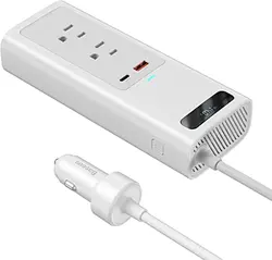 مبدل برق خودرو بیسوس مدل Baseus 150W In-car Inverter - آوند موبایل - فروش آنلاین انواع گوشی هوشمند و لوازم جانبی - سامسونگ، شیائومی، هواوی، موتورولا، نوکیا، انکر