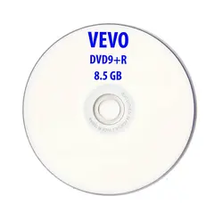 دی وی دی خام DVD 9 VEVO پک 50 عددی