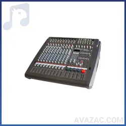 پاورمیکسر دبل DYNAPRO مدل PMX 1000 پاورمیکسر 14 کانال دبل دایناپرو|آوازک