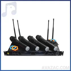 میکروفن بیسیم UHF زیکو مدل V-200H - فروشگاه ♫ آوازک ♫