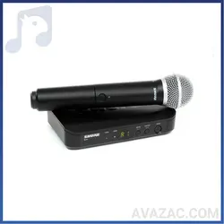 خرید میکروفن بیسیم شور BLX24E/PG58 | نمایندگی رسمی SHURE | فروشگاه آوازک
