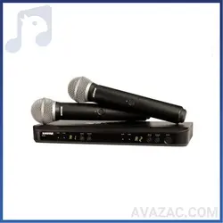 خرید میکروفون بیسیم شور Shure BLX288-BETA58 | نمایندگی رسمی شور | فروشگاه آوازک