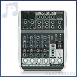 خرید میکسر بهرینگر Behringer–XENYX- QX602MP3 | نمایندگی رسمی بهرینگر | آوازک