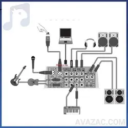 میکسر صدا بهرینگر BEHRINGER – QX1002USB | نمایندگی رسمی بهرینگر | آوازک