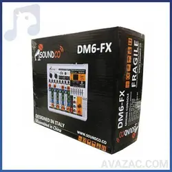 میکسر ساندکو مدل SOUNDCO- DM6 FX | نمایندگی ساندکو | آوازک