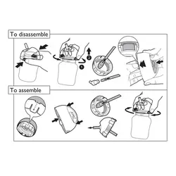 لیوان نی دار عایق ۲۶۰ میلی‌لیتر فیلیپس اونت مدل SCF766