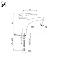 شیر روشویی ریسکو مدل اسمارت