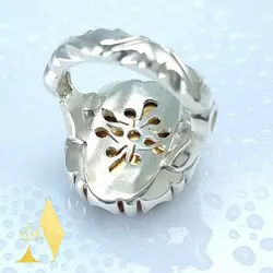 انگشتر عقیق پرتقالی یمنی ذکر صلوات