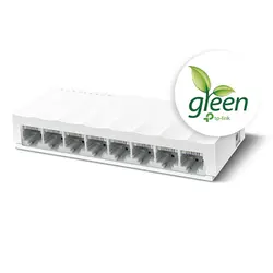 سوییچ 8 پورت مگابیت و دسکتاپ تی پی لینک مدل LS1008TP-LINK LS1008 8-Port 10/100 Mbps Desktop Switch