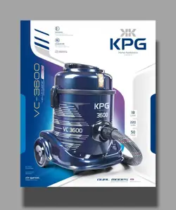 جاروبرقی سطلی KPG مدل  VC3600 - آیتک کالا