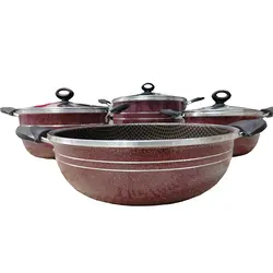 سرویس پخت و پز 7 پارچه هلنا مدل لانه زنبوری