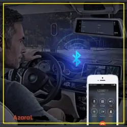 دوربین خودرو آینه ای 4 دوربین سیم کارتی - دوربين ثبت وقايع خودرو ارزان با كيفيت