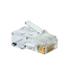 کانکتور Cat6 ای ام پی (AMP) فلوک پاس (Fluke pass) بسته 100 عددی