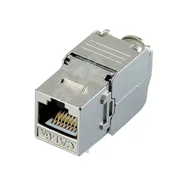 كیستون Cat6A STP فلوک پاس