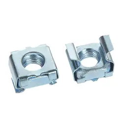 پیچ مخصوص رک با مهره کیج نات و واشر مدل 2000853 بسته 100 عددی