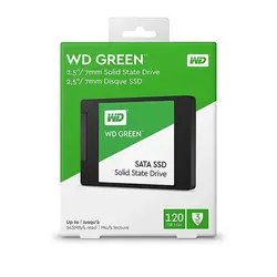 اس اس دی اینترنال وسترن دیجیتال مدل GREEN WDS120G2G0A ظرفیت 120 گیگابایت