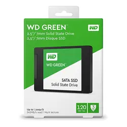 اس اس دی اینترنال وسترن دیجیتال مدل GREEN WDS120G2G0A ظرفیت 120 گیگابایت