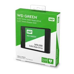 اس اس دی اینترنال وسترن دیجیتال مدل Green WDS240G2G0A ظرفیت 240 گیگابایت