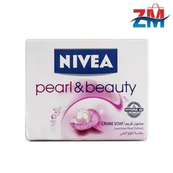 صابون کرمی پیرل اند بیوتی 100 گرمی نیوآ Nivea