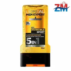 شامپو سر و بدن لورآل مدل INVINCIBLE SPORT حجم 300 میل LOREAL