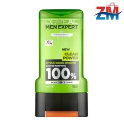 شامپو سر و بدن لورآل مدل CLEAN POWER حجم 300 میل LOREAL