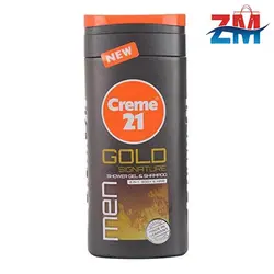 شامپو سر و بدن کرم 21 مدل GOLD حجم 250 میل CREAM 21