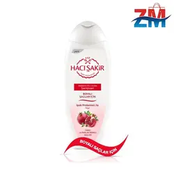 شامپو حاجی شاکر 2 در 1 مخصوص موهای رنگ شده 500 میل