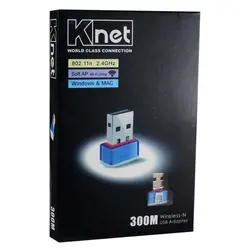 کارت شبکه بیسیم K-net Wi-Fi 300Mbps