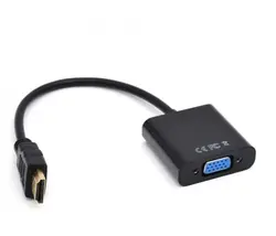 کابل تبدیل بافو HDMI به VGA + کابل AUX و Adaptor