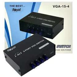 دیتا سوئیچ دستی ROYAL 4PORT VGA