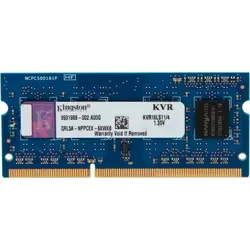 رم لپ تاپ کینگستون Kingston DDR3L 4GB 1600MHz CL11
