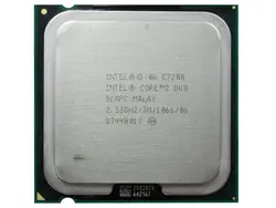 پردازنده اینتل مدل E7200 با سوکت ۷۷۵ و فرکانس ۲.۵۳ گیگاهرتز