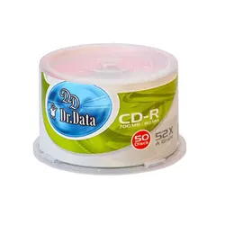 سی دی خام Dr.Data مدل CD-R پک 50 عددی
