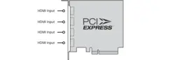 کارت کپچر Blackmagic مدل DeckLink Quad HDMI Recorder