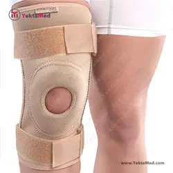 زانوبند نئوپرنی چهار فنره پاک سمن کد 085 - یکتامد YektaMed