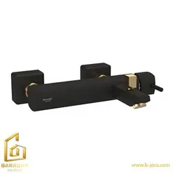 شیر حمام یونیک مشکی طلایی شودر