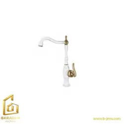 شیر ظرفشویی ارمغان مدل ریو سفید طلایی