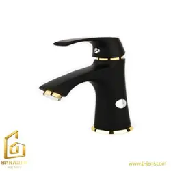 ‏‏شیر‏‏‏ ‏روشویی‏ ‏ثابت‏ اهرمی ‏لوتوس‏ ‏مشکی‏ راسان
