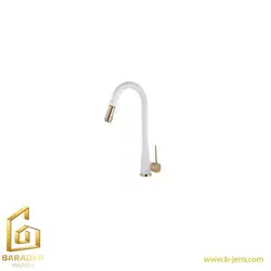شیر ظرفشویی شاوری ارمغان مدل کیارا سفید طلایی